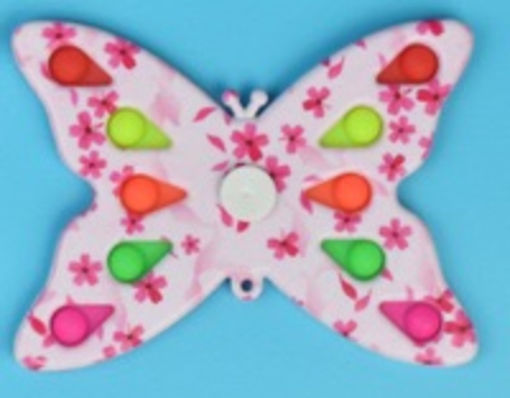 Picture of BUTTERFLY FIDGET SPINNER PINK FLOWERS